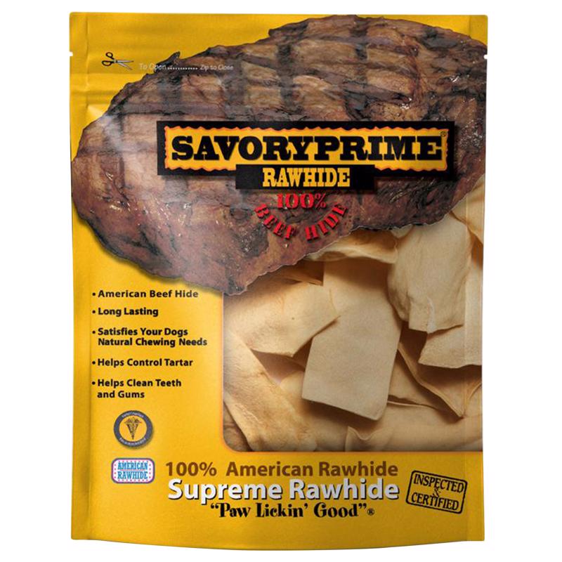 SAVORY PRIME - Savory Prime All Size Dogs All Ages Rawhide Chips Chicken 6 in. L 1 pk