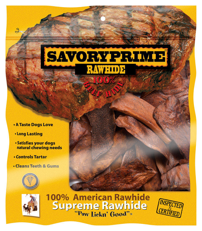 SAVORY PRIME - Savory Prime All Size Dogs All Ages Rawhide Chips Beef 6 in. L 1 pk