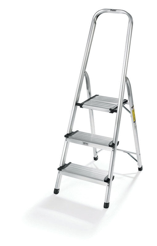 POLDER - Polder 3-Step 52.5 in. H 225 lb. capacity 3 step Aluminum Folding Step Stool