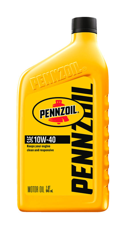 PENNZOIL - Pennzoil 10W-40 4-Cycle Conventional Motor Oil 1 qt 1 pk - Case of 6