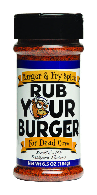 RUB YOUR BURGER - Rub Your Burger Burger & Fry Spice BBQ Rub 6.5 oz