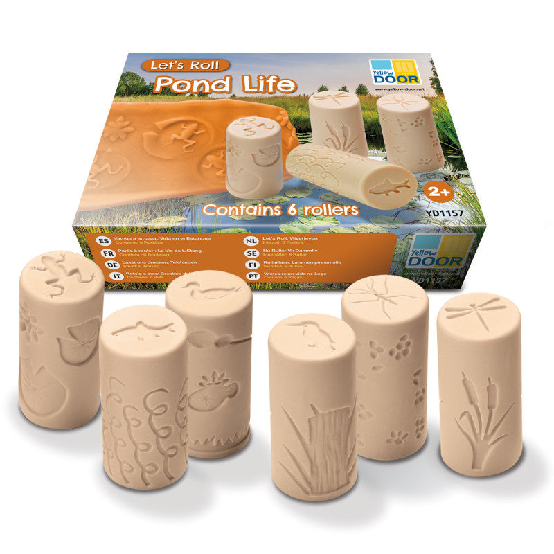 YELLOW DOOR - Let's Roll, Pond Life Rollers, Set of 6