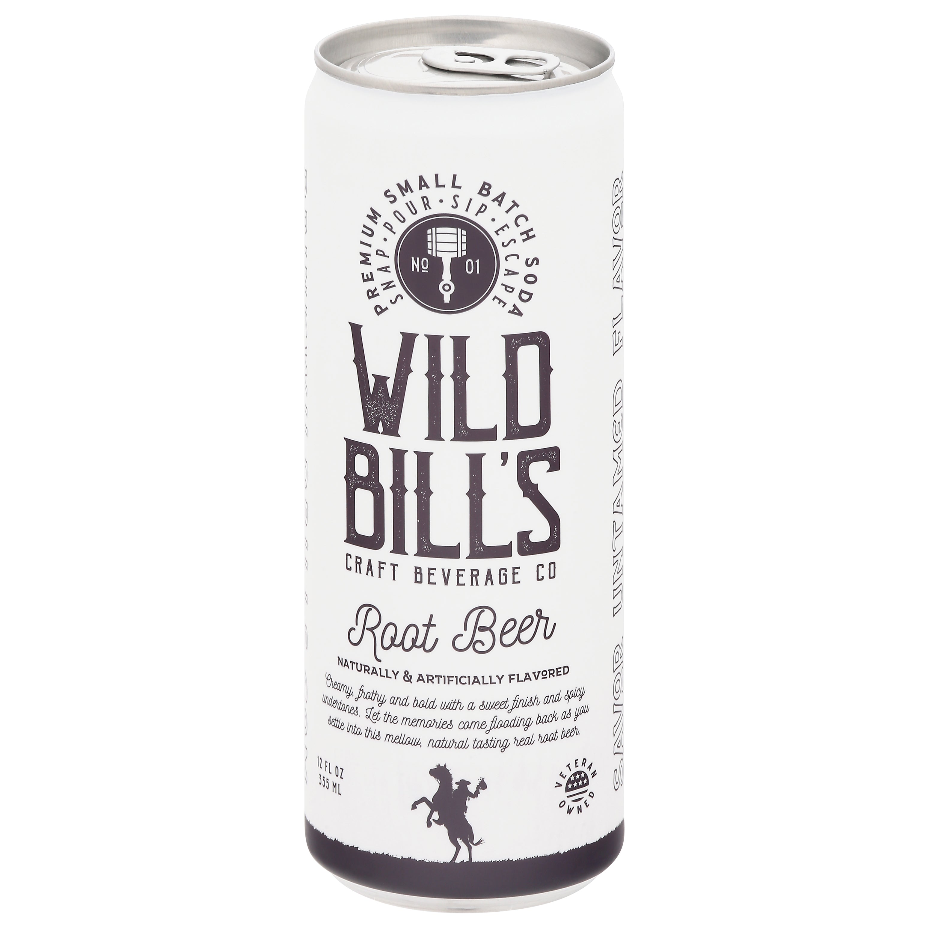 Wild Bill's Root Beer 12 fl oz - Case of 12