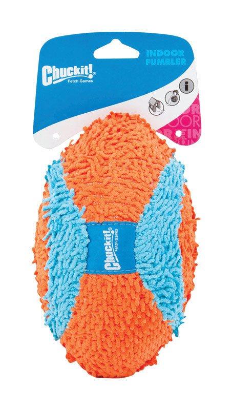 CHUCKIT! - Chuckit! Multicolored Terrycloth Football Fumbler Football Dog Toy Medium 1 pk