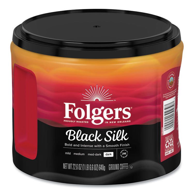 Folgers - Coffee, Black Silk, 22.6 oz Canister