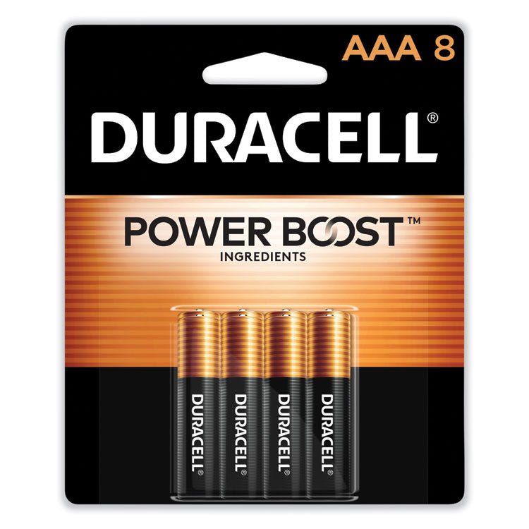 Duracell - Power Boost CopperTop Alkaline AAA Batteries, 8/Pack