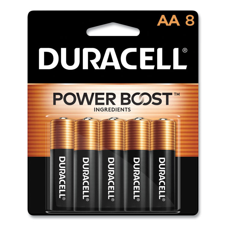 Duracell - Power Boost CopperTop Alkaline AA Batteries, 8/Pack