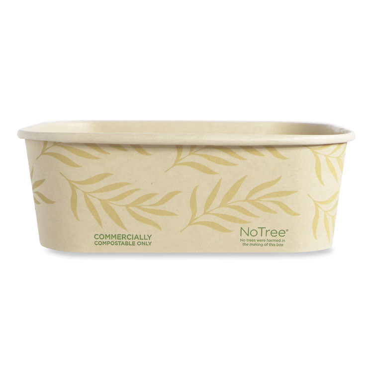 World Centric - No Tree Rectangular Containers, 24 oz, 4.7 x 6.8 x 2.3, Natural, Sugarcane, 300/Carton