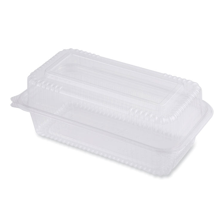 World Centric - PLA Hinged Clamshells, 23 oz, 4.9 x 9 x 3.5, Clear, Plastic, 200/Carton