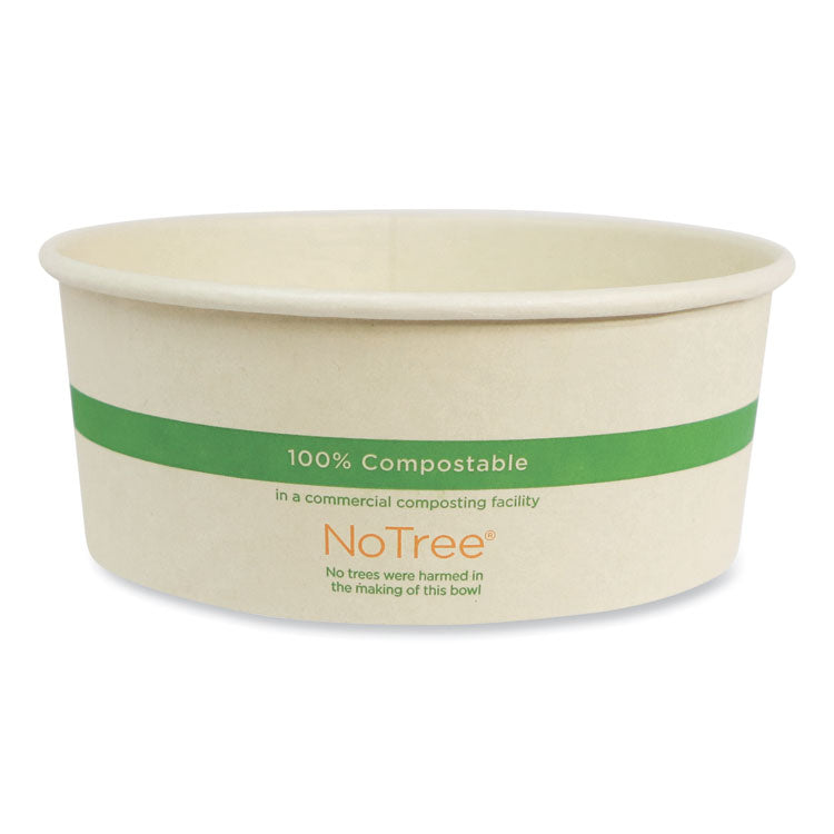 World Centric - No Tree Wide Paper Bowls, 24 oz, 5.9" Diameter x 2.4"h, Natural, Sugarcane, 300/Carton