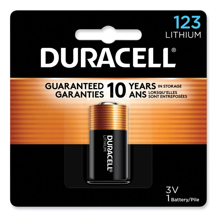Duracell - Specialty High-Power Lithium Battery, 123, 3 V