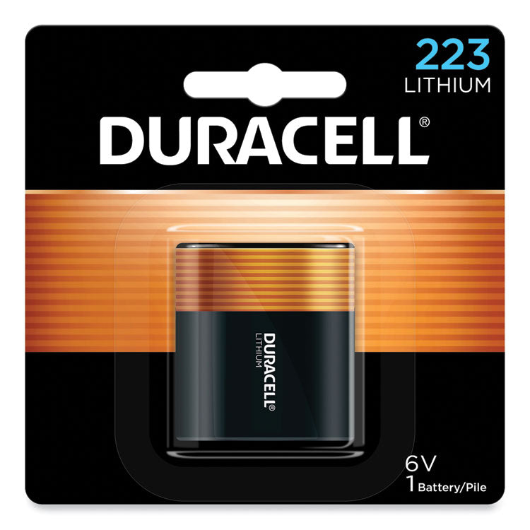 Duracell - Specialty High-Power Lithium Battery, 223, 6 V