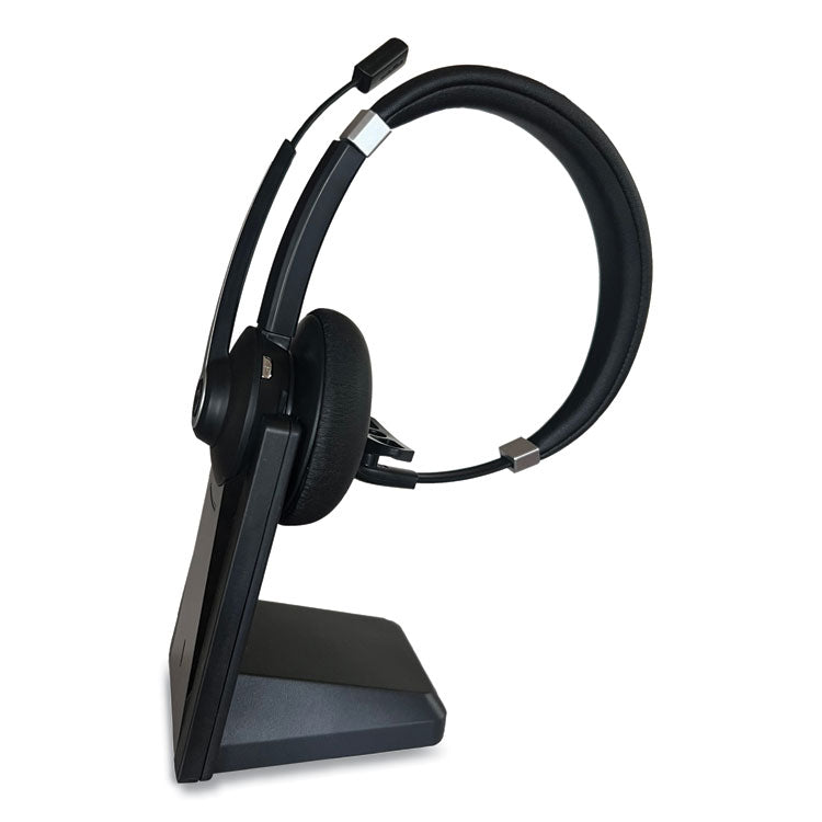 Innovera - IVR70002 Monaural Over The Head Bluetooth Headset, Black/Silver