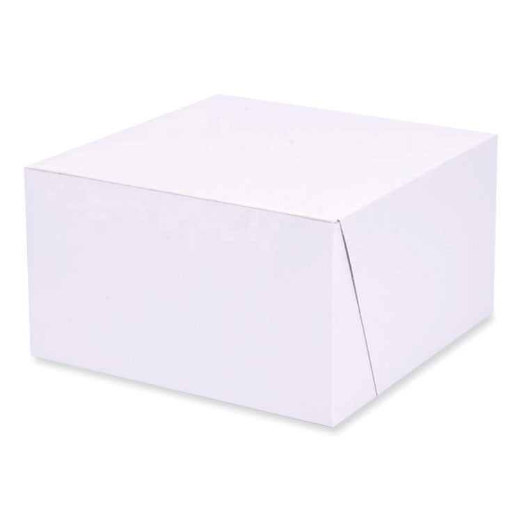 SCT - Bakery Boxes, Standard, 7 x 7 x 4, White, Paper, 250/Carton