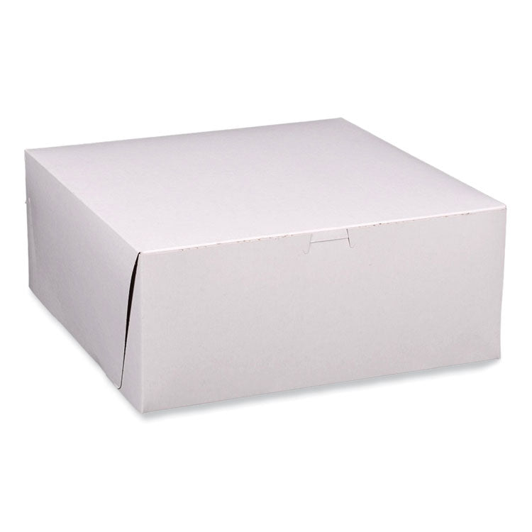 SCT - Bakery Boxes, Standard, 14 x 14 x 6, White, Paper, 50/Carton