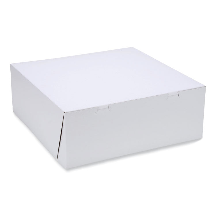 SCT - Bakery Boxes, Standard, 16 x 16 x 6, White, Paper, 50/Carton