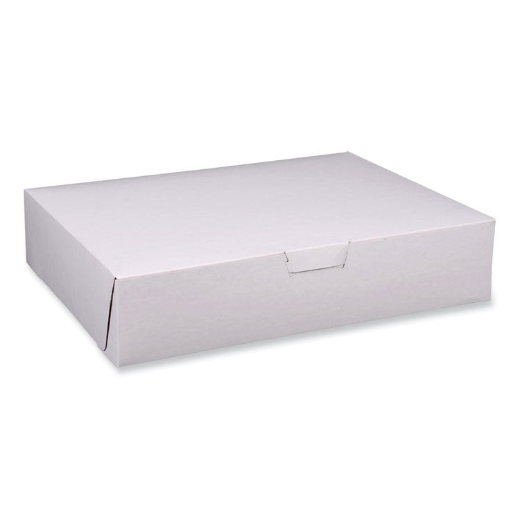 SCT - Bakery Boxes, Standard, 19 x 14 x 4, White, Paper, 50/Carton