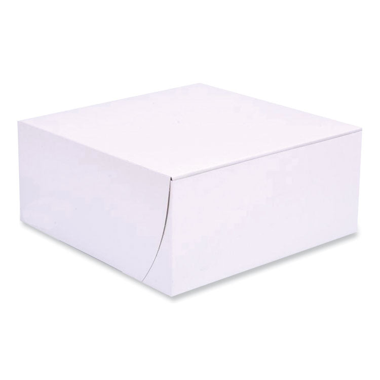 SCT - Bakery Boxes, Standard, 9 x 9 x 4, White, Paper, 200/Carton