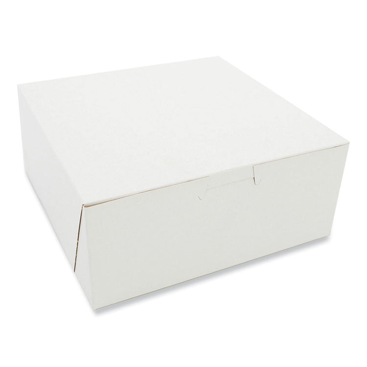 SCT - Bakery Boxes, Standard, 7 x 7 x 3, White, Paper, 250/Carton