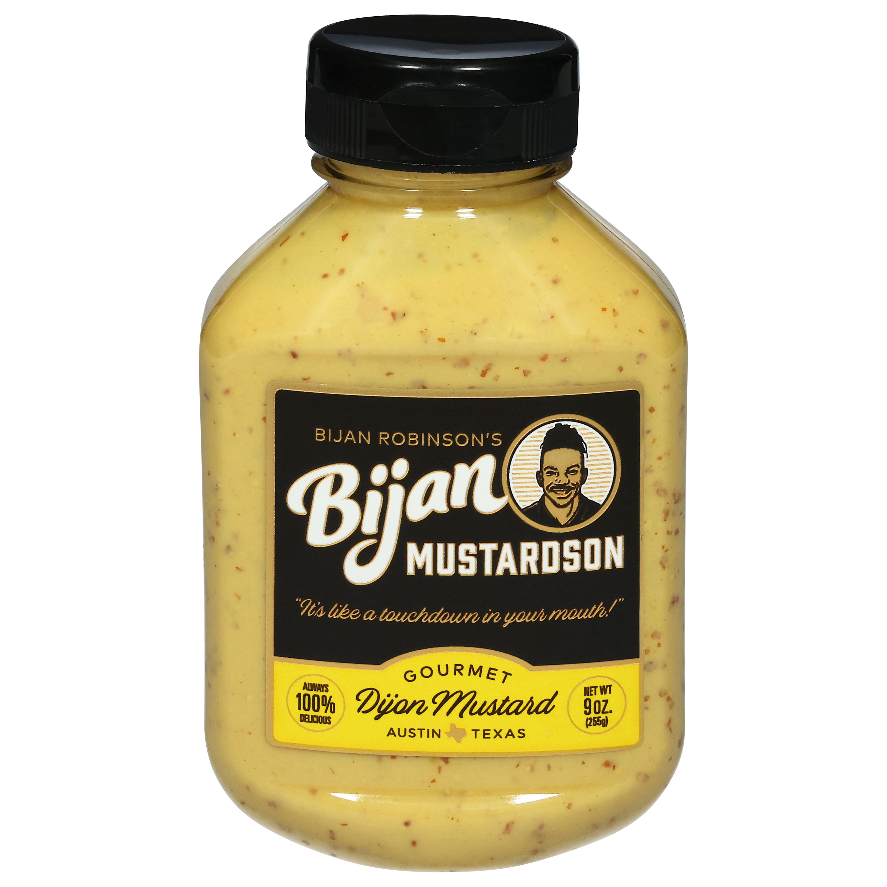 Bijan Mustardson Dijon Gourmet Mustard 9 oz - Case of 9