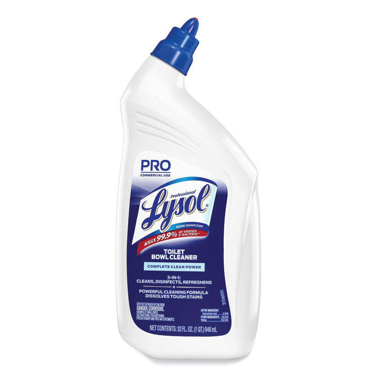 Professional LYSOL Brand - Disinfectant Toilet Bowl Cleaner, 32 oz Bottle