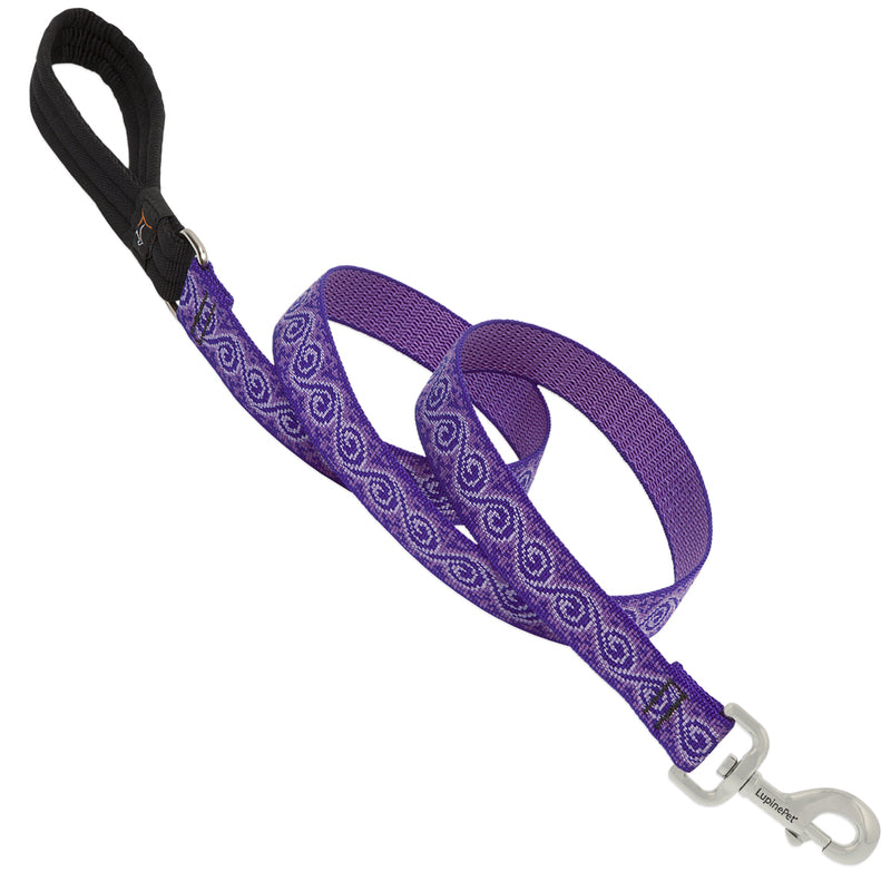 LUPINEPET - LupinePet Original Designs Multicolor Jelly Roll Nylon Dog Leash