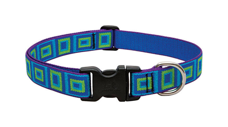 LUPINEPET - LupinePet Original Designs Multicolor Sea Glass Nylon Dog Adjustable Collar [73252]