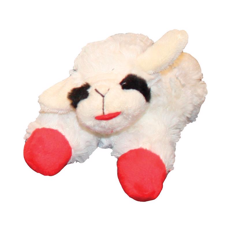 MULTIPET - Multipet Lamb Chop Multicolored Plush Dog Toy Mini 1 pk