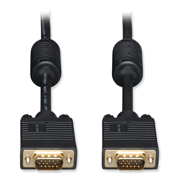 Tripp Lite - VGA Coaxial High-Resolution Monitor Cable with RGB Coaxial, 6 ft, Black