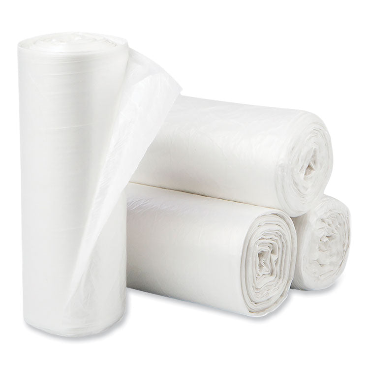 Pitt Plastics - Eco Strong Plus Can Liners, 33 gal, 1 mil, 33 x 39, Natural, 150/Carton