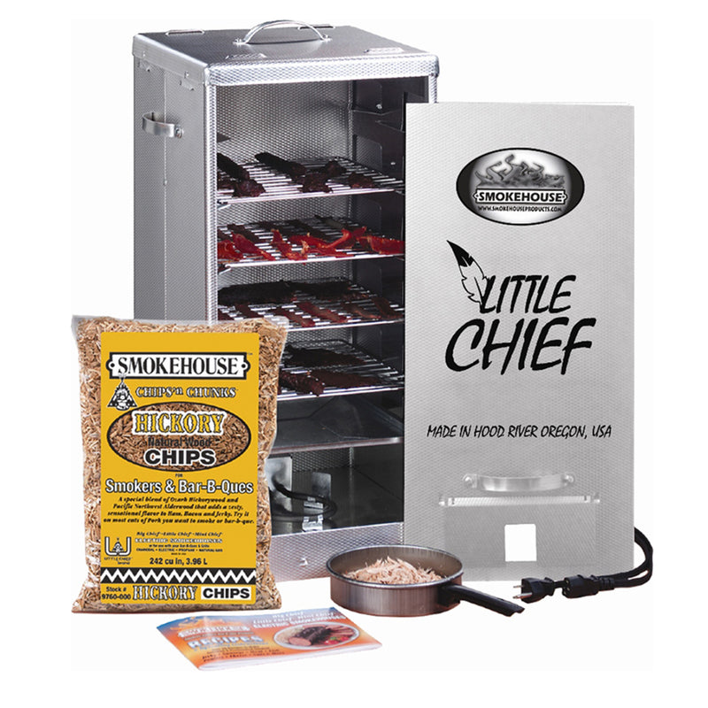 SMOKEHOUSE - Smokehouse Little Chief Electric Grill and Smoker Silver