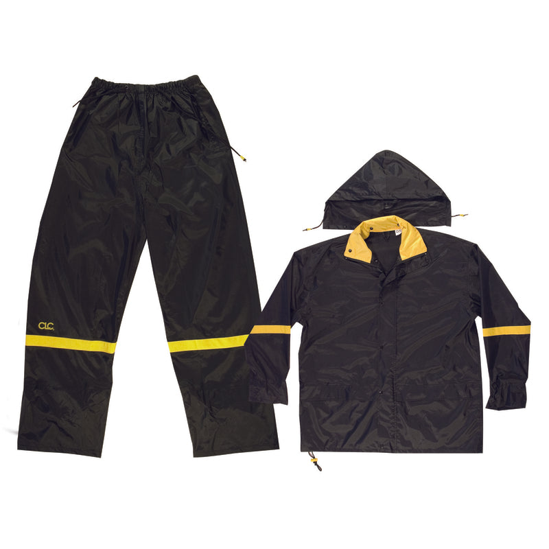 CLC - CLC Climate Gear Black Nylon Rain Suit M