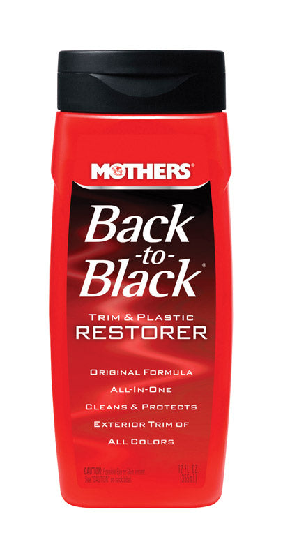 MOTHERS - Mothers Back-To-Black Plastic and Trim Restorer Liquid 12 oz