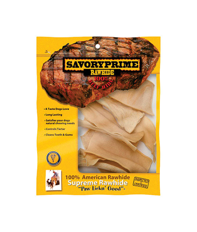 SAVORY PRIME - Savory Prime All Size Dogs Adult Rawhide Chips Beef 1 pk