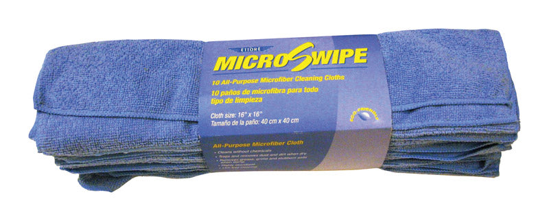 ETTORE - Ettore Microfiber Cleaning Cloth 16 in. W X 16 in. L 10 pk