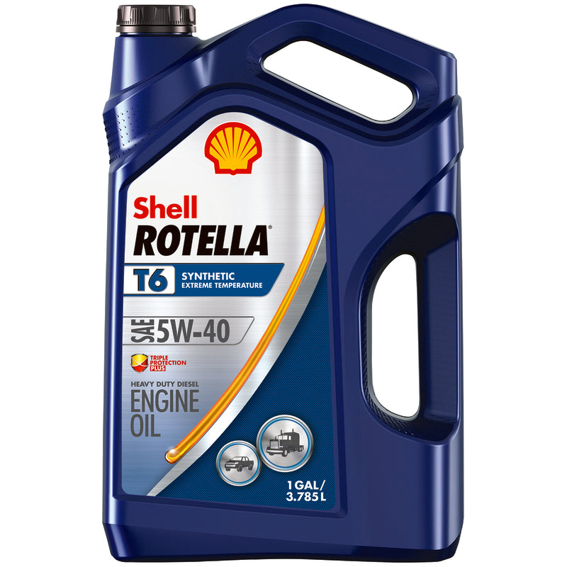 SHELL ROTELLA - Shell Rotella 5W-40 4-Cycle Synthetic Motor Oil 1 gal 1 pk - Case of 3