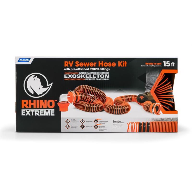 CAMCO - Camco RhinoExtreme RV Sewer Kit 1 pk