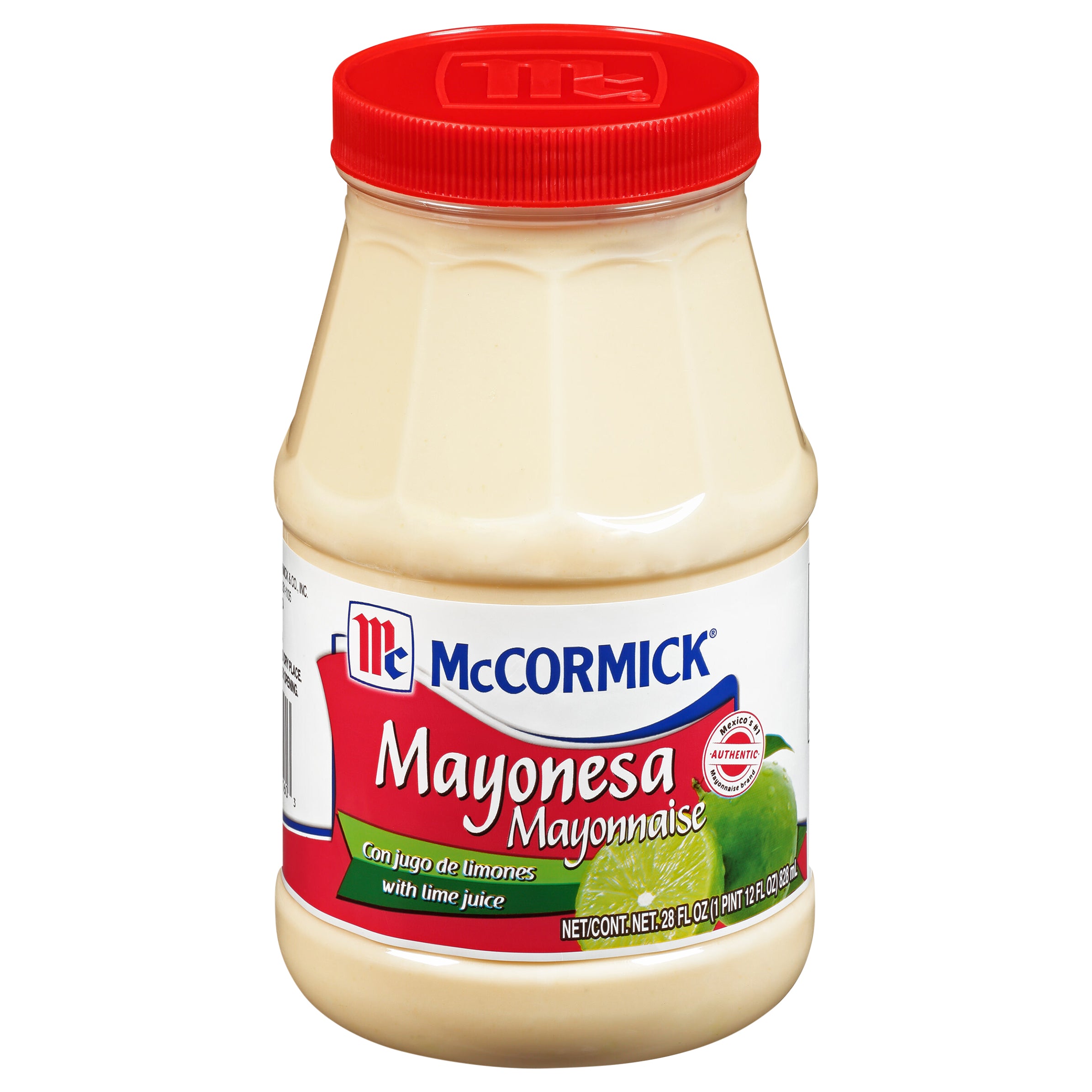 McCormick Mayonesa (Mayonnaise) With Lime Juice, 28 fl oz - Case of 6