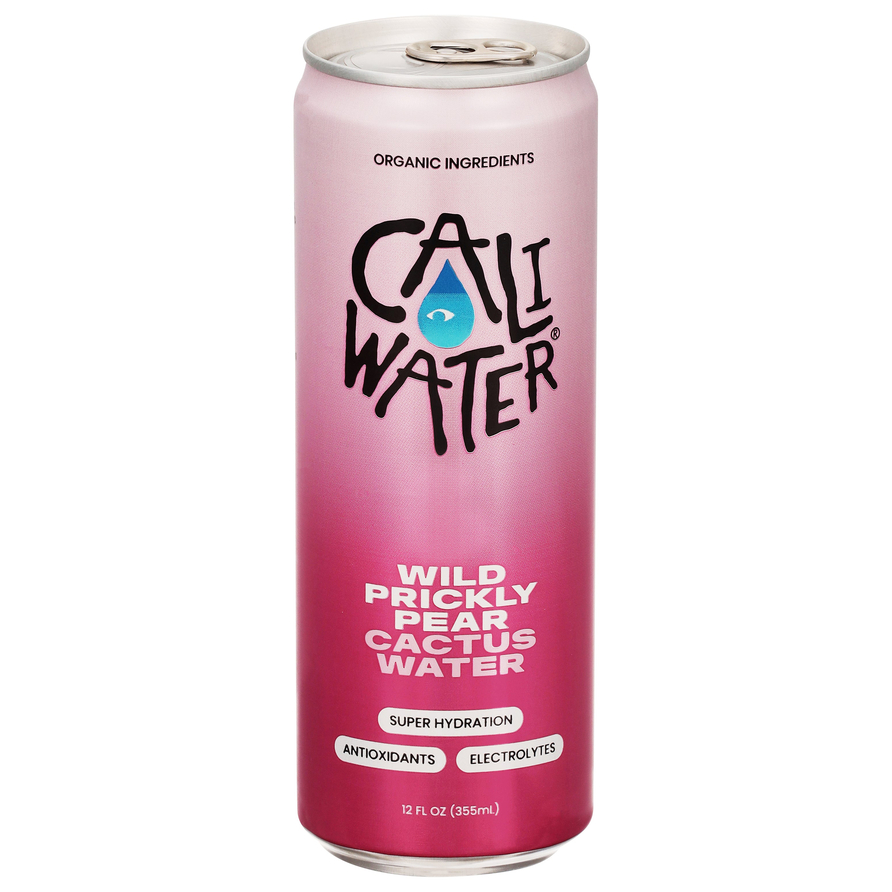 Caliwater Wild Prickly Pear Cactus Water 12 fl oz - Case of 12