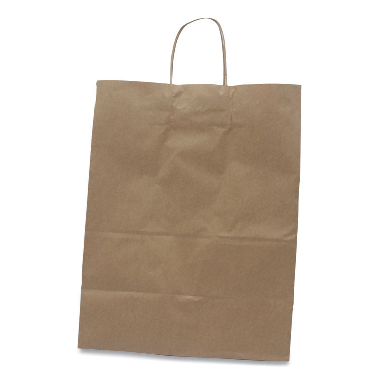 Kari-Out - Kraft Paper Bags, 13" x 7" x 17", Kraft, 250/Carton