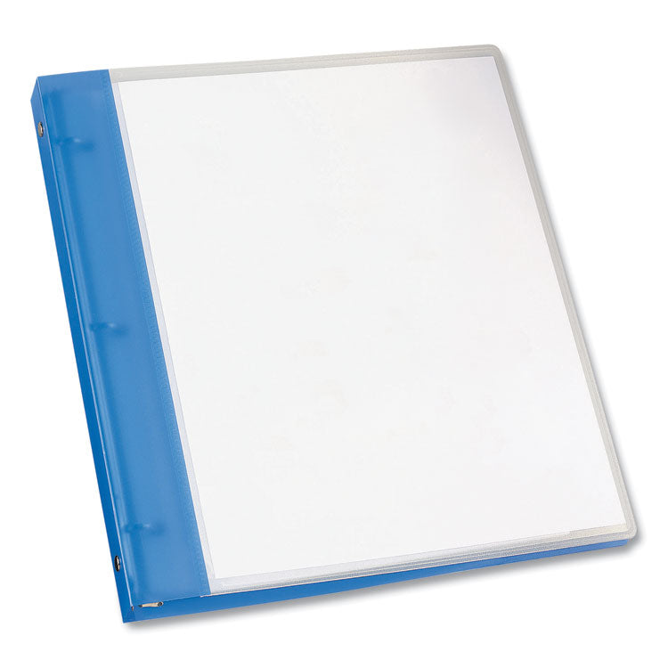 Avery - Flexible View Binder with Round Rings, 3 Rings, 0.5" Capacity, 11 x 8.5, Blue