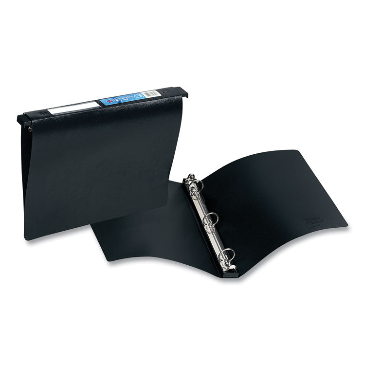 Avery - Hanging Storage Flexible Non-View Binder with Round Rings, 3 Rings, 1" Capacity, 11 x 8.5, Black