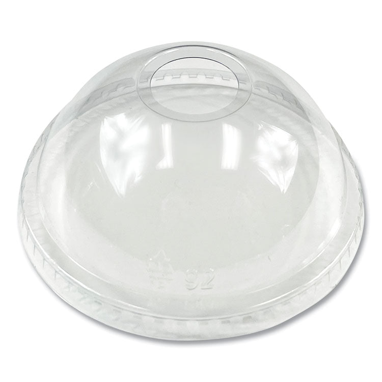 Boardwalk - PET Cold Cup Dome Lids, Fits 9 oz to 10 oz PET Cups, Clear, 1,000/Carton