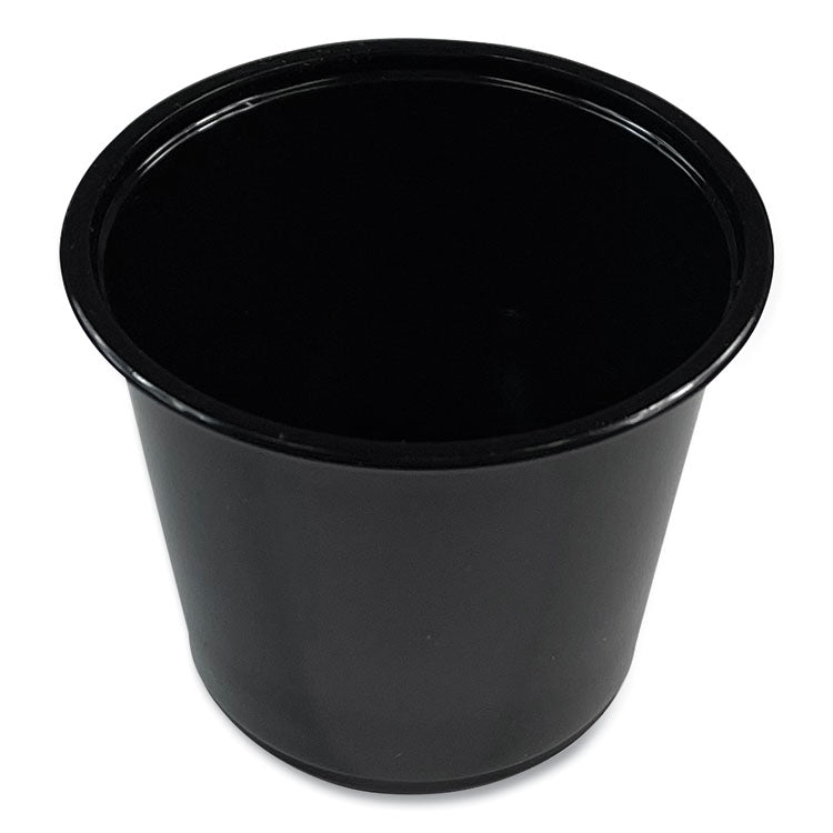 Boardwalk - Souffle/Portion Cups, 5.5 oz Polypropylene, Black, 2,500/Carton