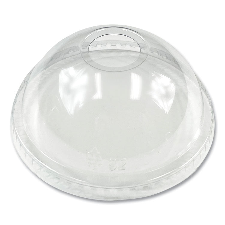 Boardwalk - PET Cold Cup Dome Lids, Fits 9 oz Squat/12 oz PET Cups, Clear, 1,000/Carton