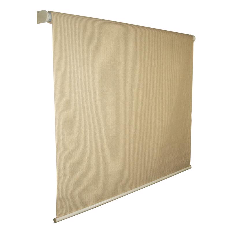 COOLAROO - Coolaroo Beige Roll-Up Exterior Window Shade 72 in. W X 72 in. L