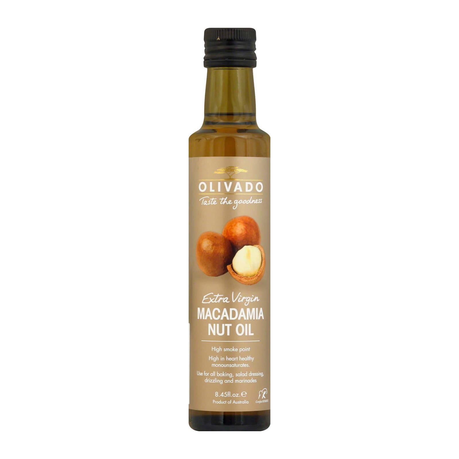 Olivado Macadamia Nut Oil - Case of 6 - 8.45 Fl oz.