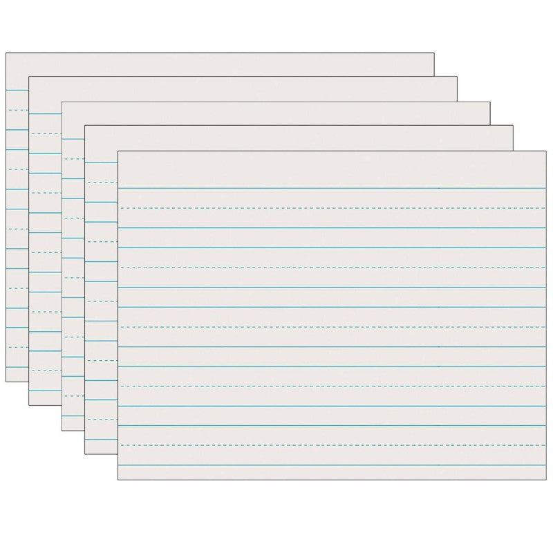 PACON - Newsprint Handwriting Paper, Skip-A-Line, Grade 1, 1" x 1/2" x 1/2" Ruled Long, 11" x 8-1/2", 500 Sheets Per Pack, 5 Packs