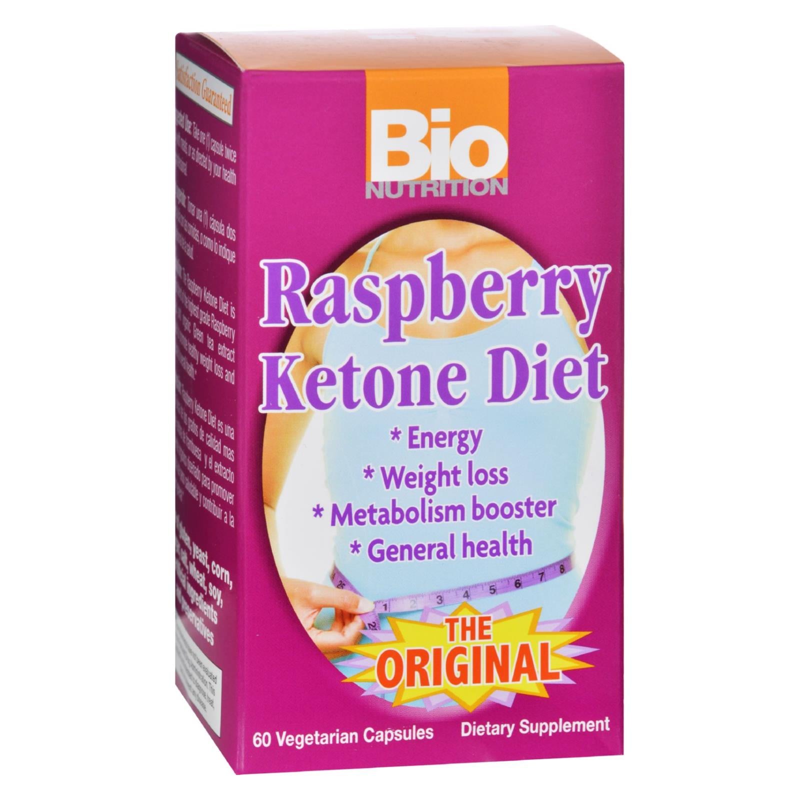 Bio Nutrition - Raspberry Ketone Diet - 60 Veggie Capsules
