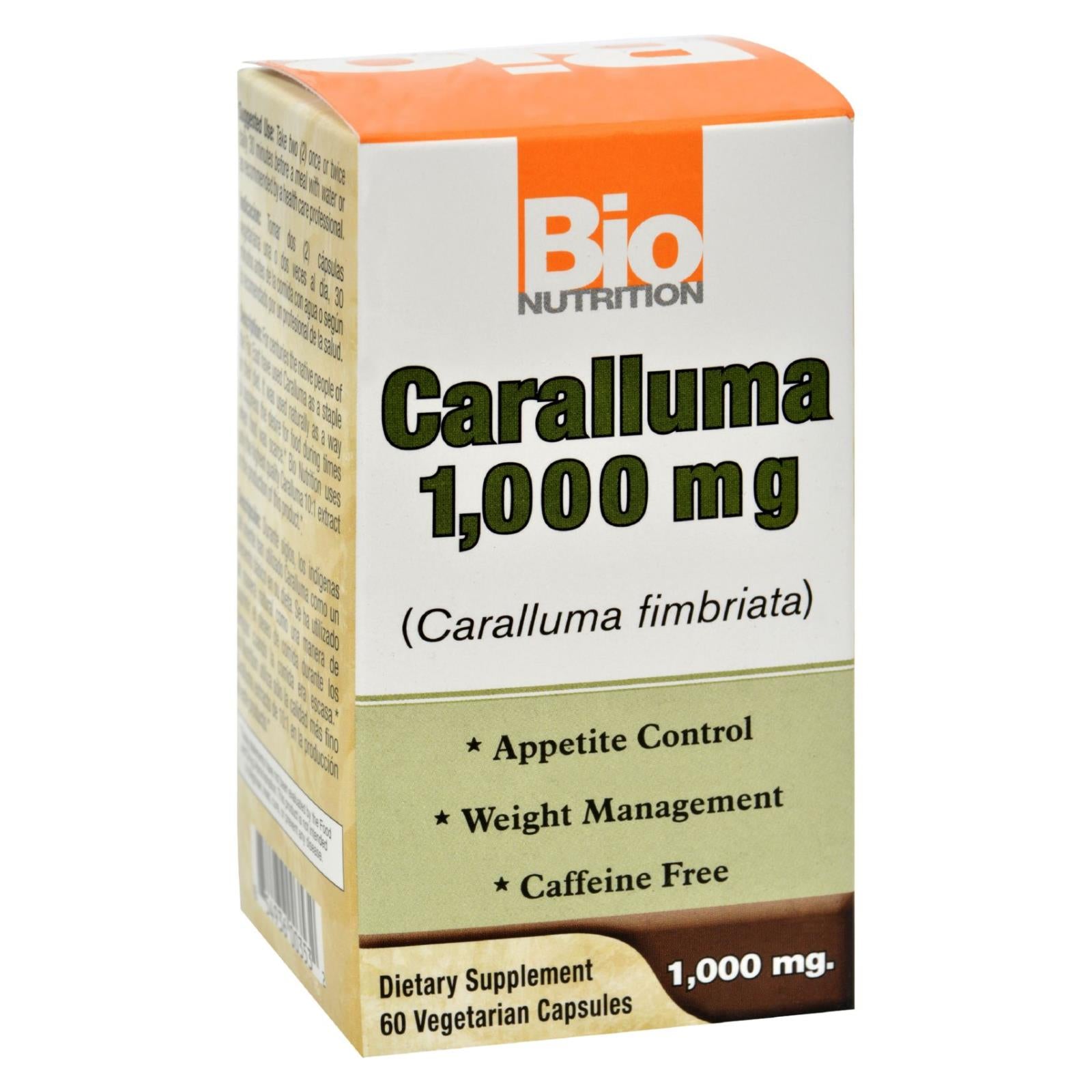 Bio Nutrition - Caralluma - 1000 Mg - 60 Vegetarian Capsules
